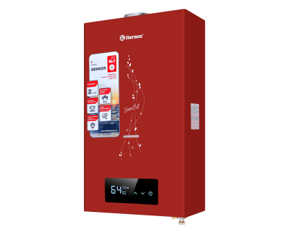 Проточный газовый водонагреватель THERMEX S 20 MD (Art Red) ЭдЭБ02975