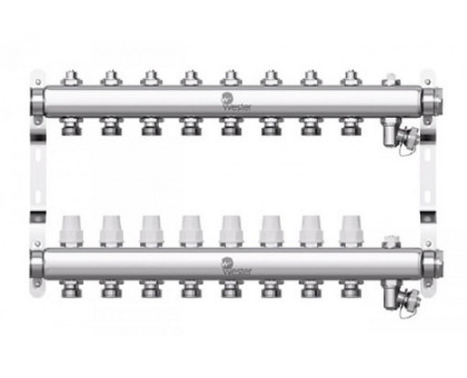 Коллектор нерж. Wester W903 1-3/4 в сборе на 8 выходов с 2 заглушками