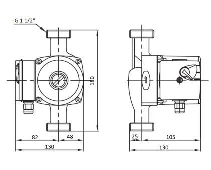 Циркуляционный насос Shinhoo BASIC 15-6S N 130 1x230V