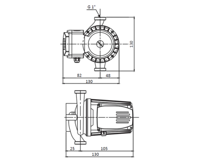 Циркуляционный насос Shinhoo BASIC S 15-6S 130 1х230V