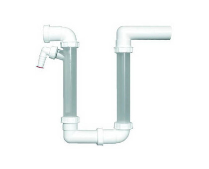 Сифон Hutterer & Lechner для кондиционеров, с высотой водяного затвора 140-320 мм, с конусной гайкой 6/4" и гор.выпуском, DN 40