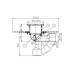 Трап Hutterer & Lechner для балконов и террас с чугунной решёткой и битумной гидроизоляцией, DN 50/75
