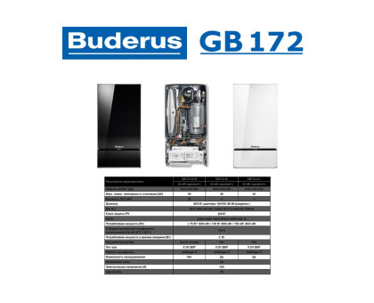 Buderus logamax GB172-30 iK белый