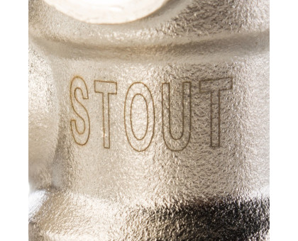 Узел нижнего подключения радиатора Stout для однотрубной системы, прямой 3/4" (SVH-0001-000020)